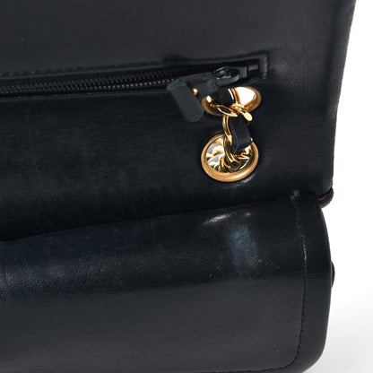 Chanel Lambskin Quilted Small Double Flap Navy 12 of 14