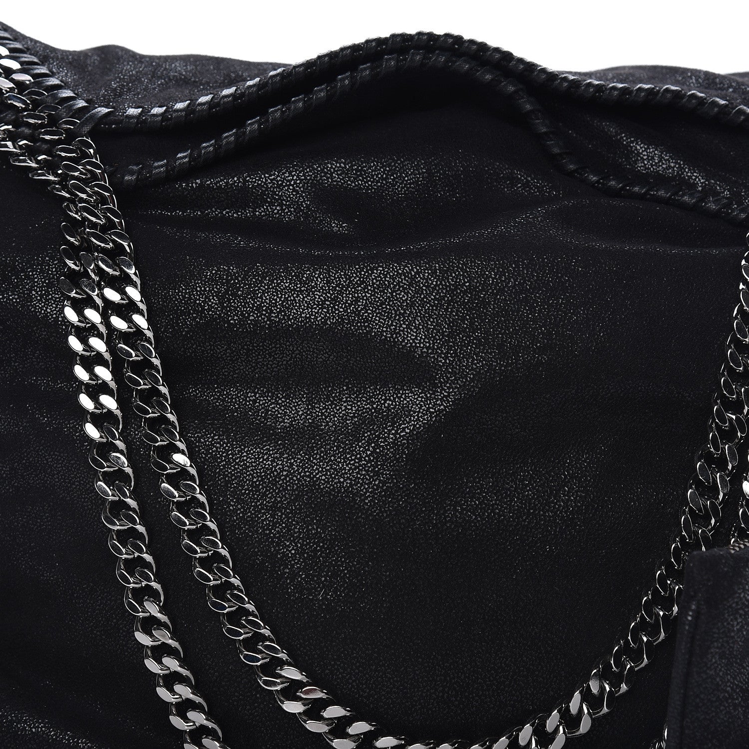 Stella McCartney Shaggy Deer Big Falabella Tote Black 7 of 10