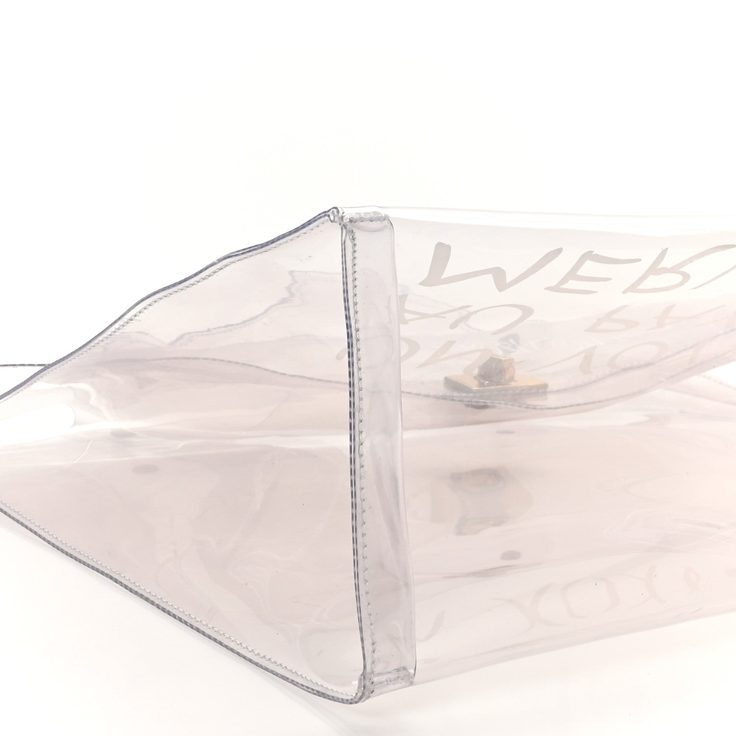Hermes Vinyl Souvenir De L'Exposition Kelly Transparent 7 of 9
