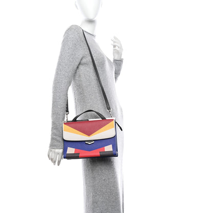 Fendi Vitello Elite Demi Jour Shoulder Bag Multicolor 2 of 10