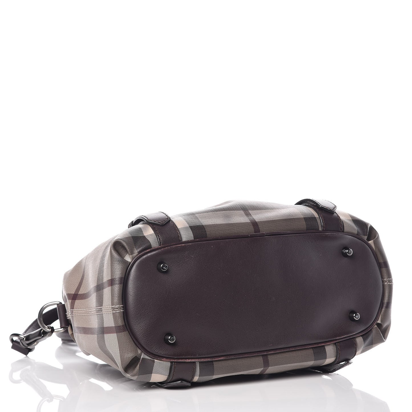 Smoked Check Small Northfield Tote Plum