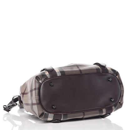 Burberry Smoked Check Small Northfield Tote Plum 8 of 20