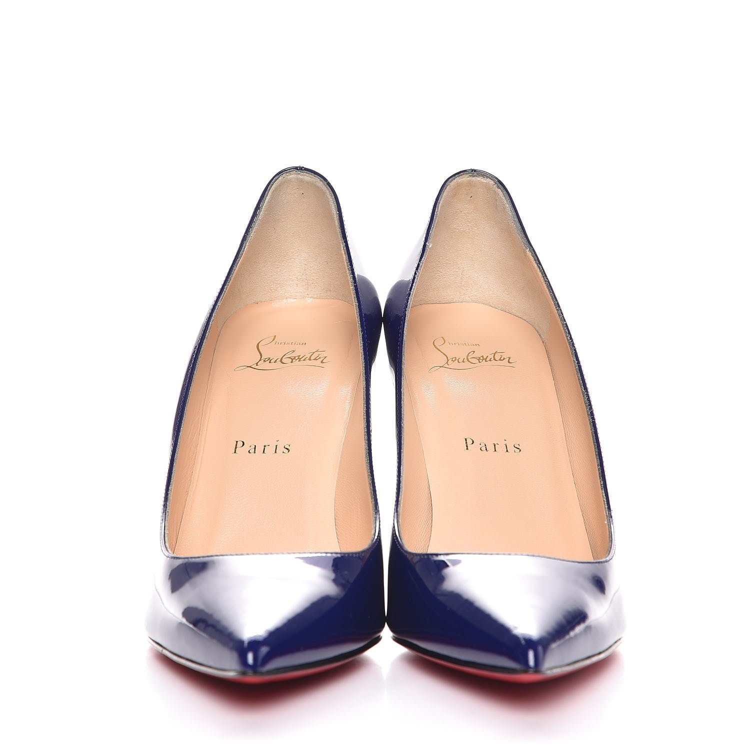 Christian Louboutin Patent Decoltish 85 Pumps 37 Purple Pop 2 of 7