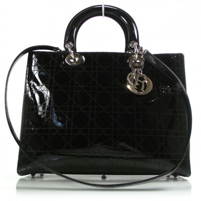 Christian Dior Patent Cannage Lady Dior 1 of 10