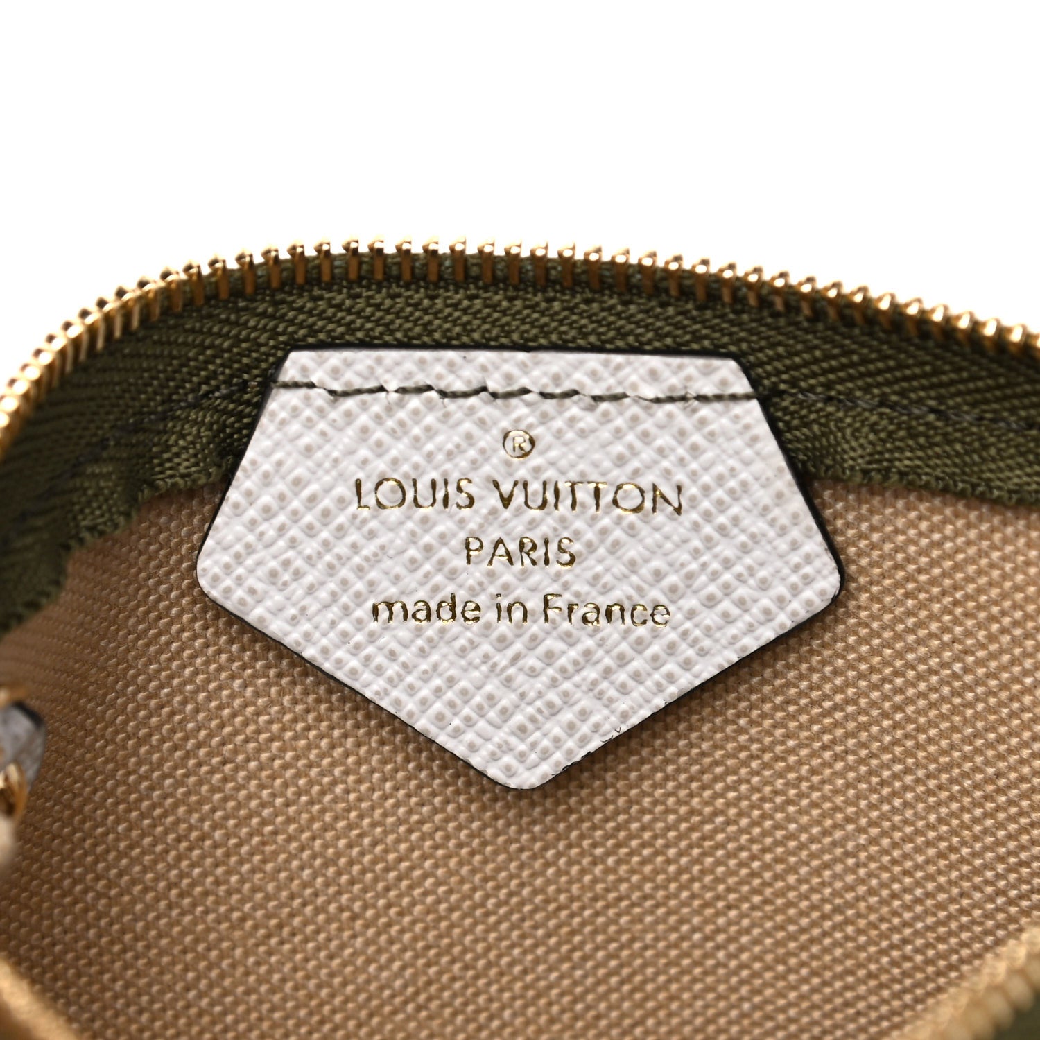Louis Vuitton Monogram Giant Micro Pochette Accessories Kaki White 6 of 7