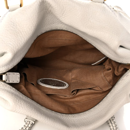Fendi Cuoio Romano Selleria Tote White 5 of 15