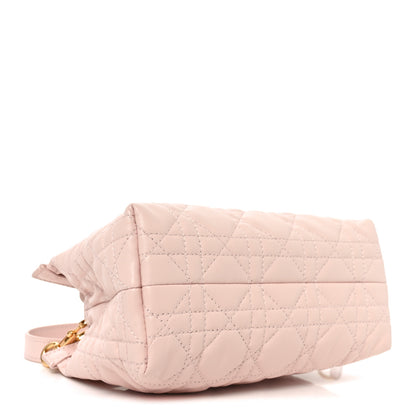 Christian Dior Lambskin Cannage Mini Jolie Top Handle Bag Powder Pink 4 of 11