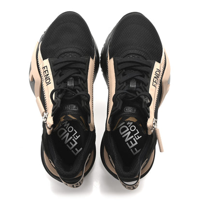 Fendi Nylon Suede Lycra Fendi Flow Low Top Sneakers 36 Black 2 of 8
