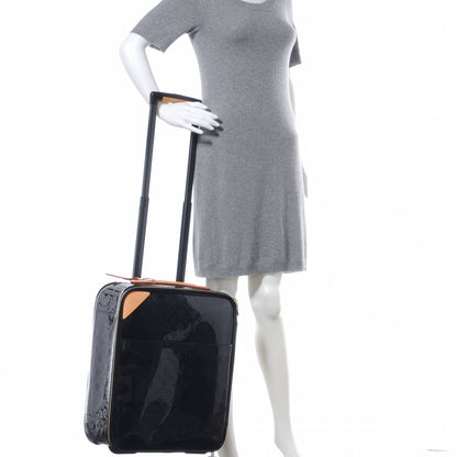 Louis Vuitton Vernis Pegase 45 Rolling Luggage Blue Infini 2 of 10