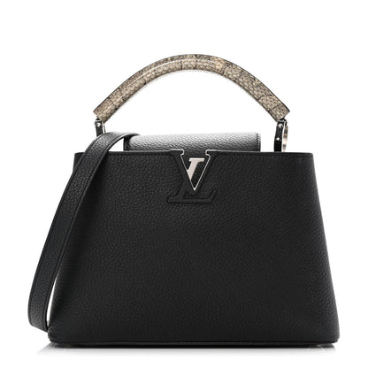 Louis Vuitton Taurillon Ayers Capucines BB Black 1 of 11