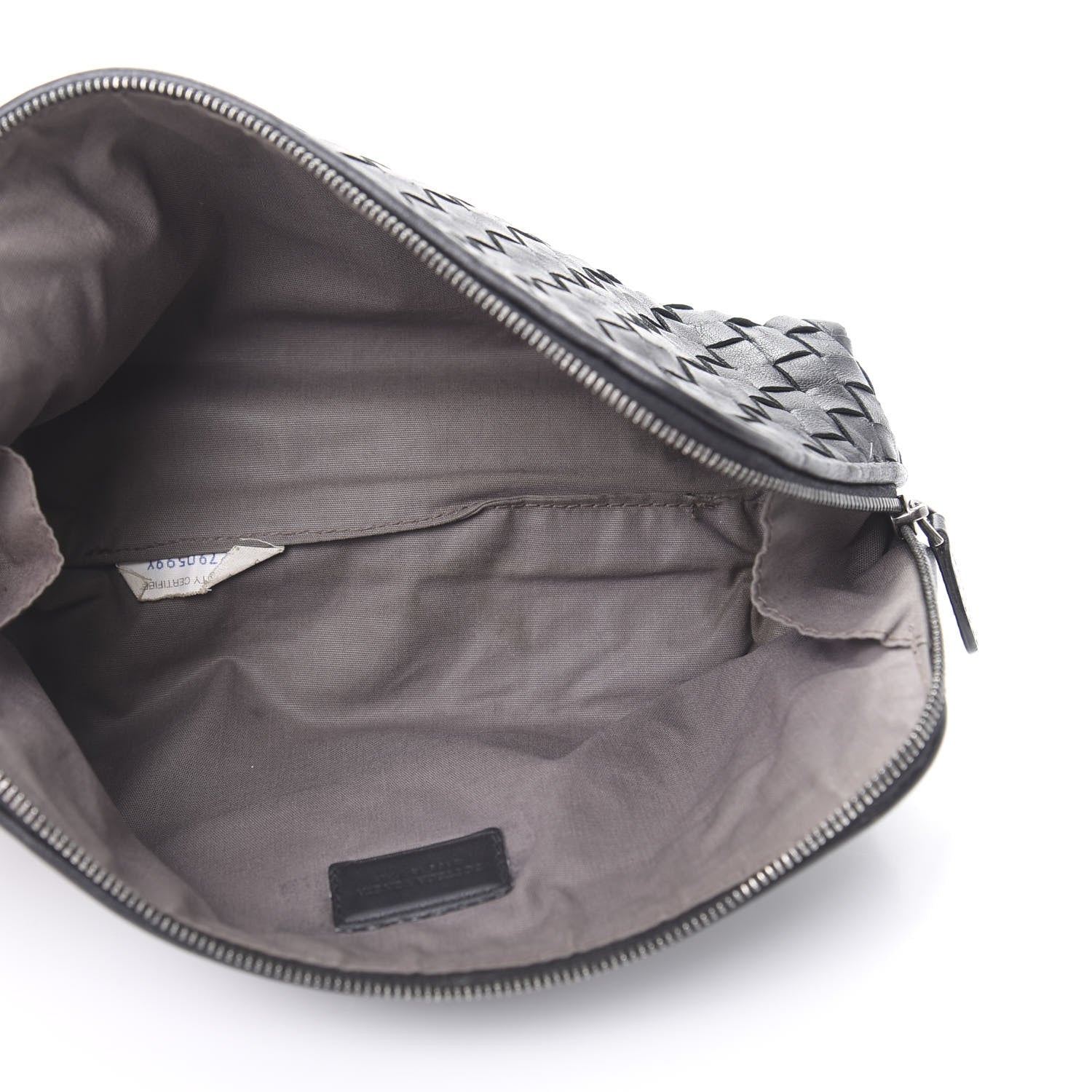 Bottega Veneta Nappa Intrecciato Cosmetic Case Black 5 of 12