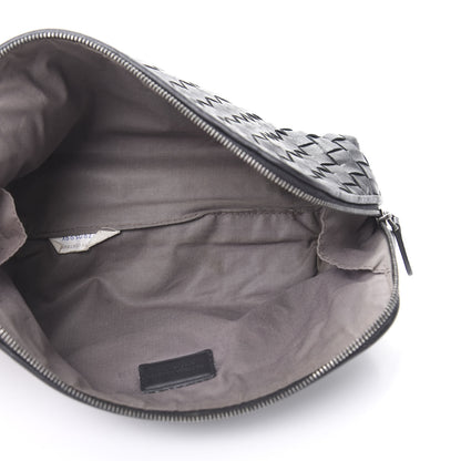 Bottega Veneta Nappa Intrecciato Cosmetic Case Black 5 of 12