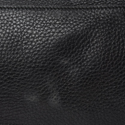 Gucci Pebbled Calfskin Studded Medium Soho Chain Shoulder Bag Black 8 of 13