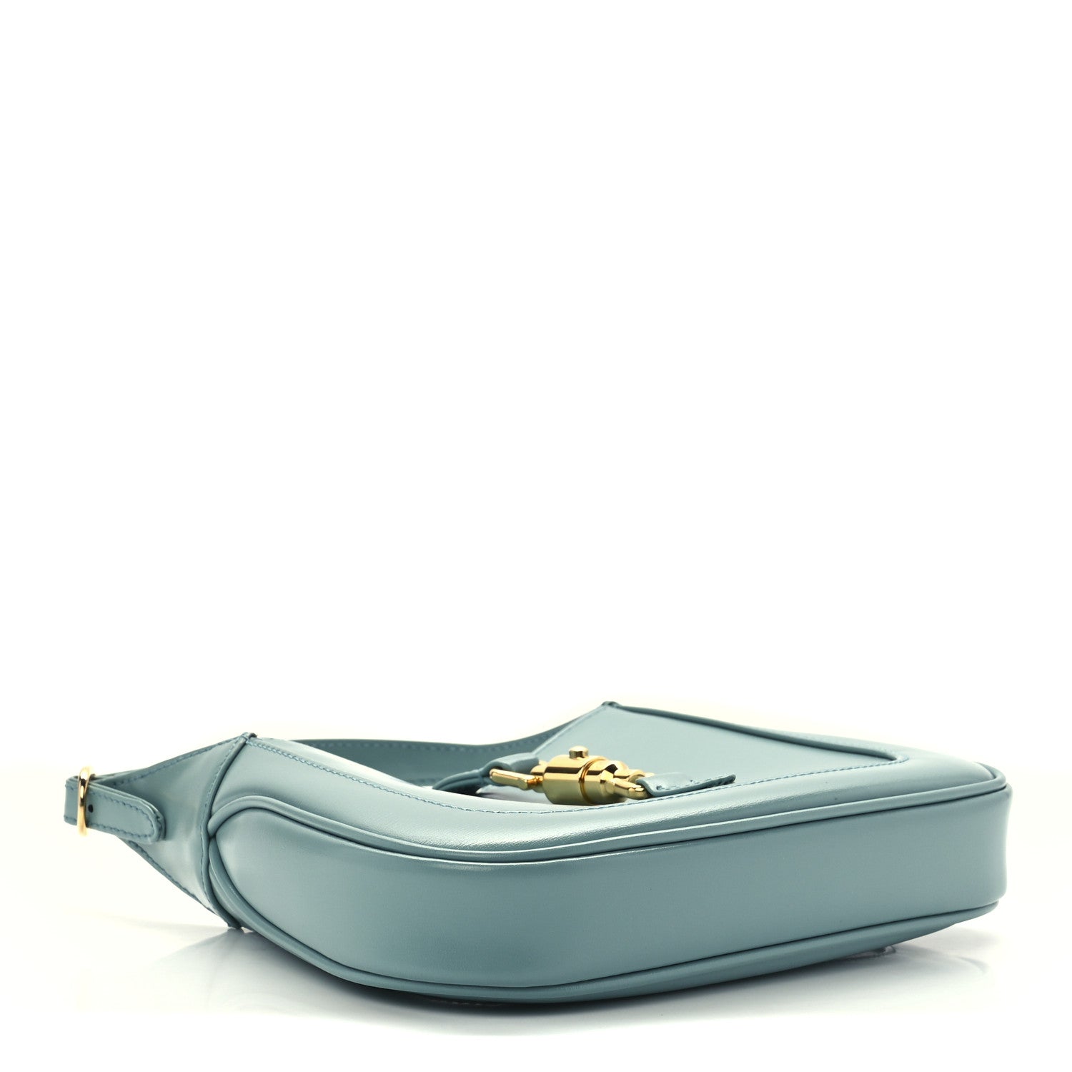 Gucci Boarded Dyana Lux Calfskin Mini Jackie 1961 Hobo Dusty Azure 4 of 11