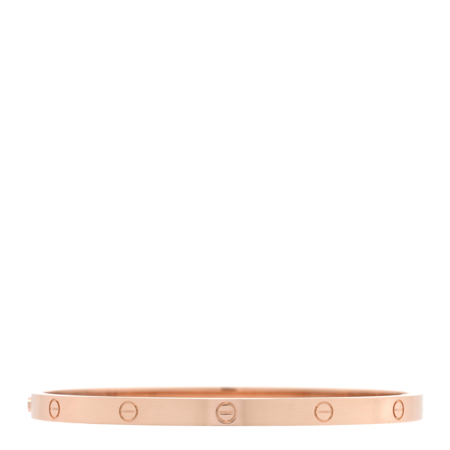 Cartier 18K Pink Gold Medium LOVE Bracelet 20 2 of 7