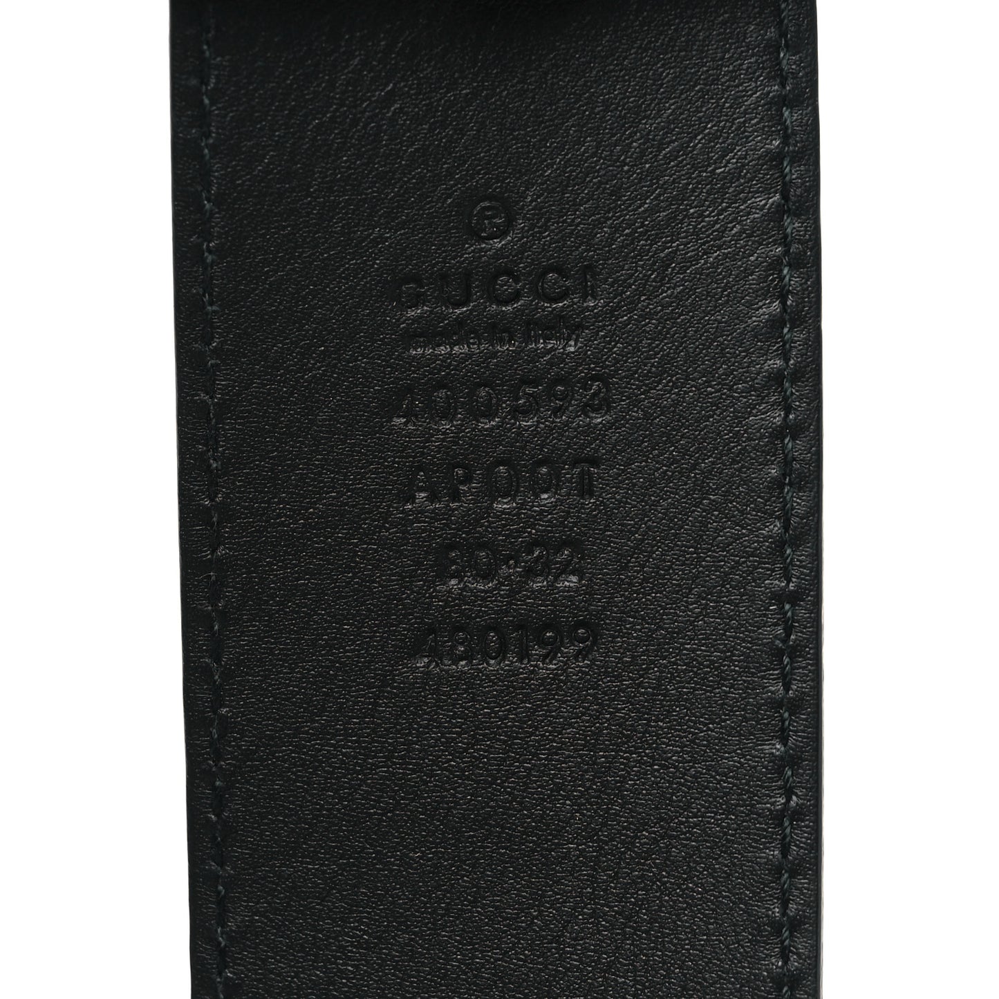 Calfskin Double G 40mm Belt 80 32 Black