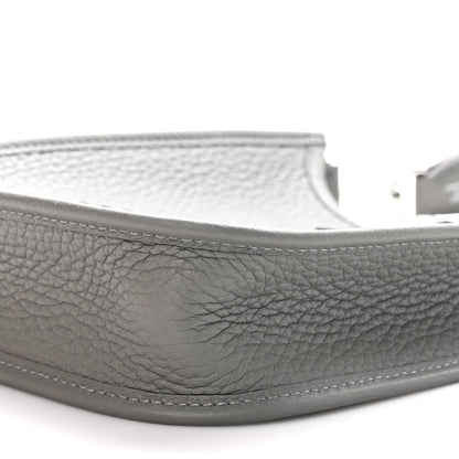 Hermes Taurillon Clemence Evelyne TPM Gris Meyer 10 of 11