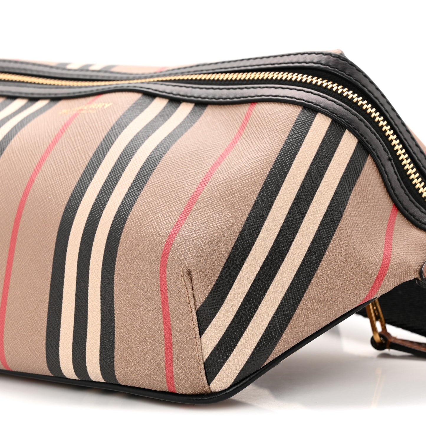 E-Canvas Icon Stripe Sonny Bum Bag Archive Beige