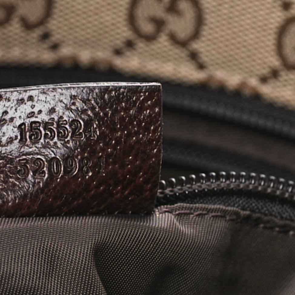 Gucci Monogram Web Large Diaper Tote Brown 7 of 9