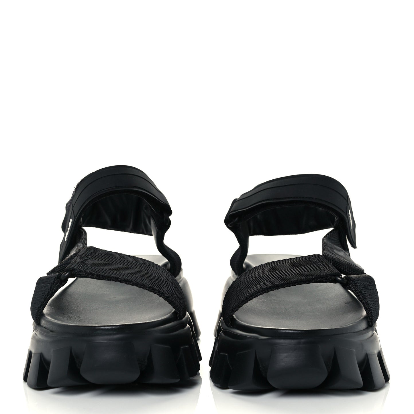 Rubber Nylon Velcro Womens Cloudbust Thunder 50mm Sandals 39.5 Black