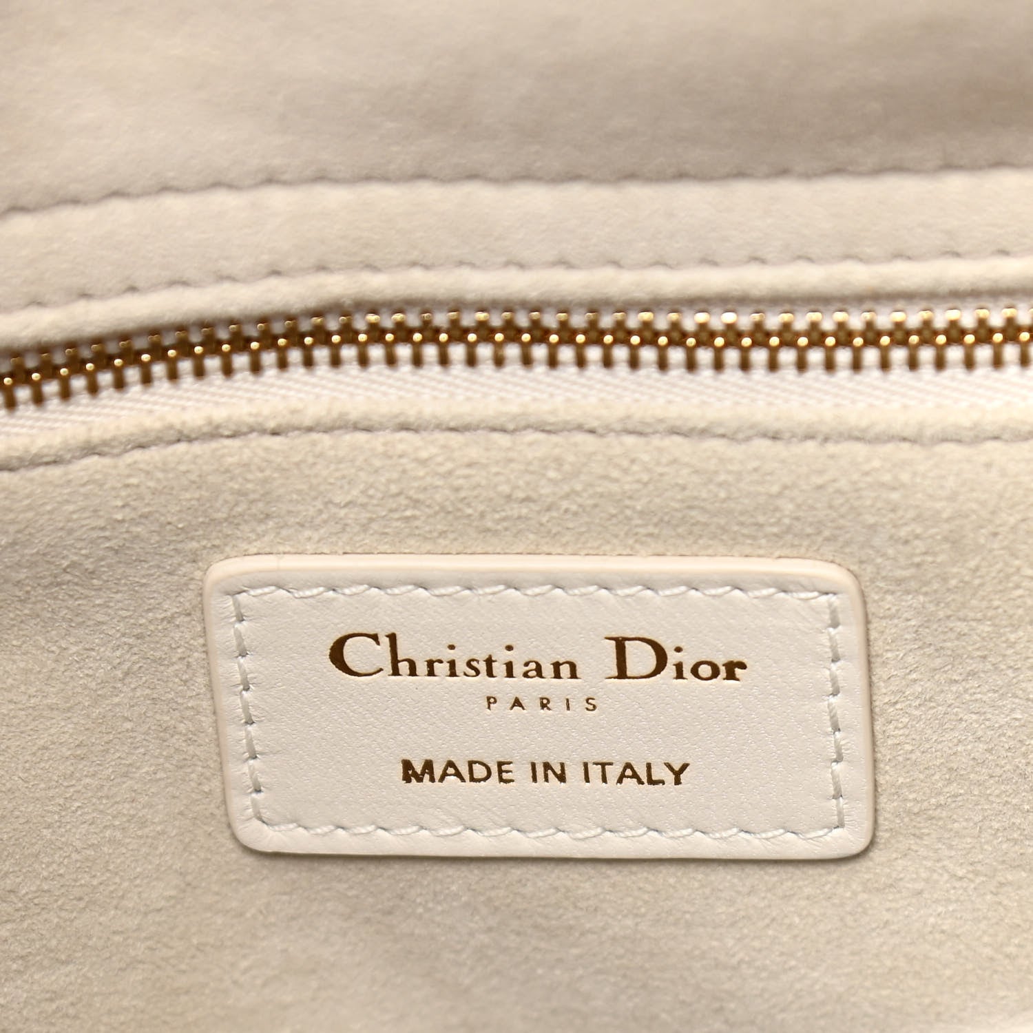 Christian Dior Lambskin Cannage Large Lady Dior White 5 of 9