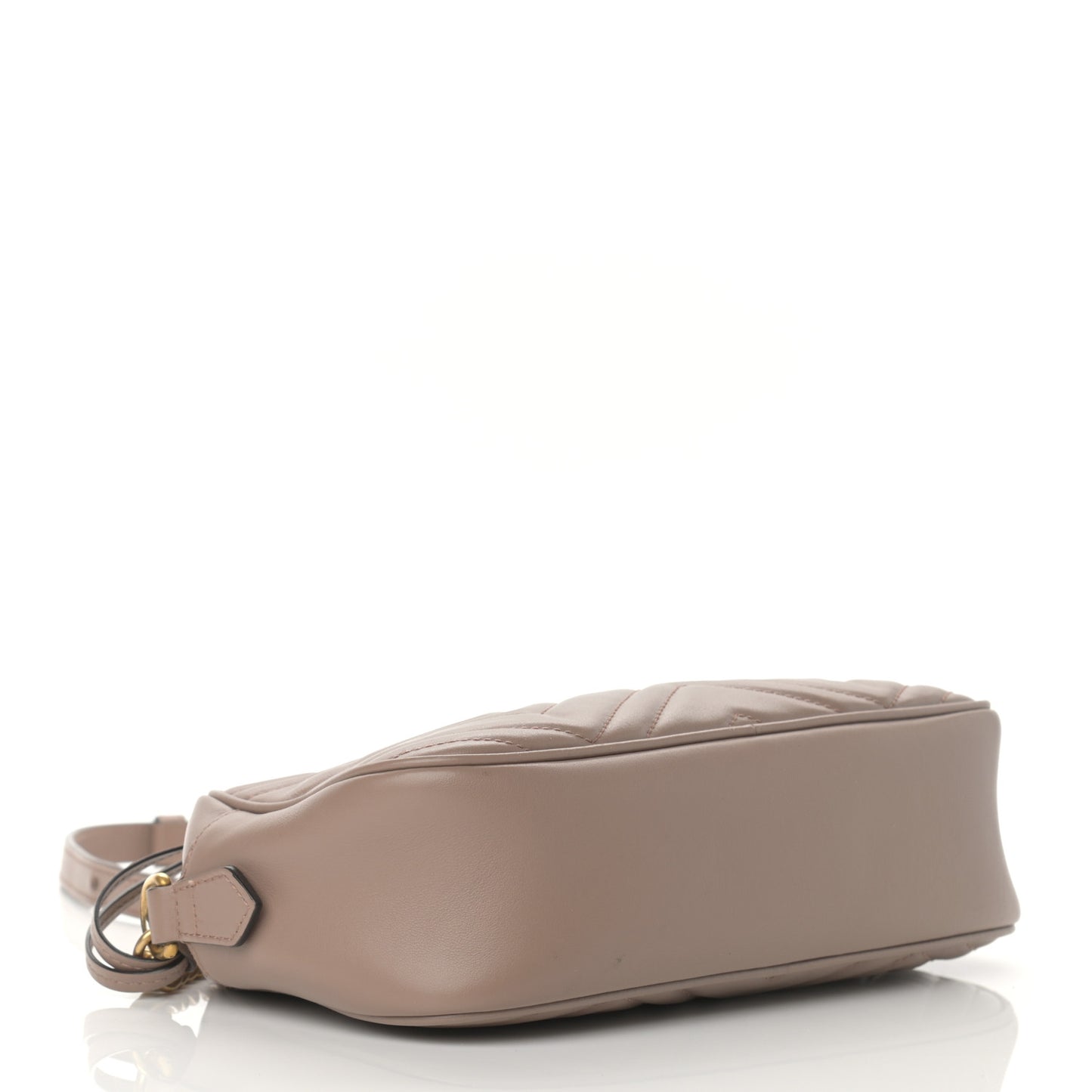 Calfskin Matelasse Small GG Marmont Chain Shoulder Bag Porcelain Rose