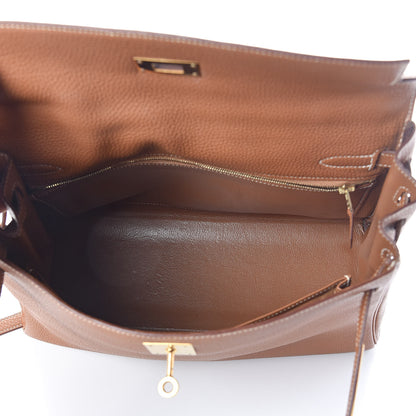 Hermes Togo Kelly Retourne 32 Gold 7 of 36