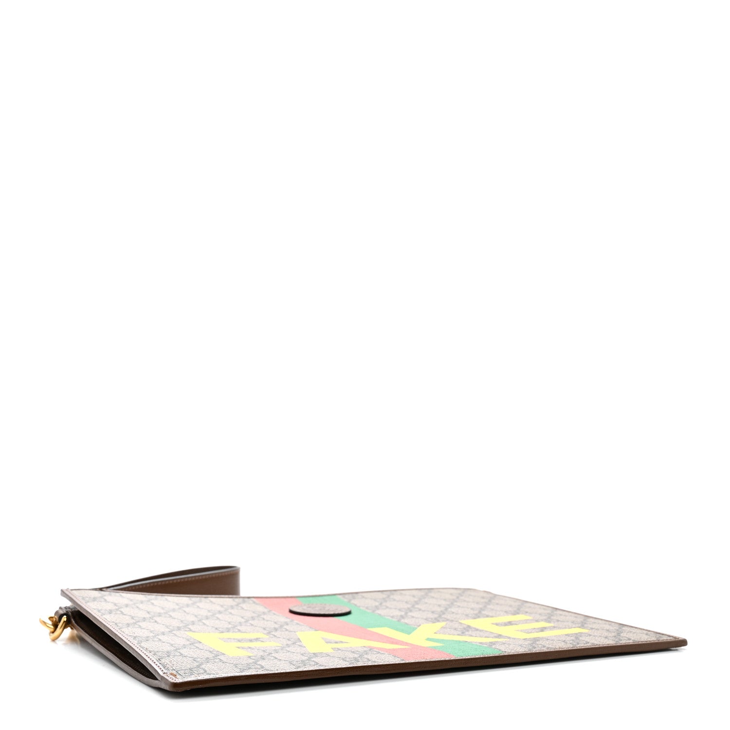 Gucci GG Supreme Monogram Fake/Not Interlocking G Documents Holder Beige Brown Sugar 4 of 7