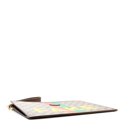 Gucci GG Supreme Monogram Fake/Not Interlocking G Documents Holder Beige Brown Sugar 4 of 7