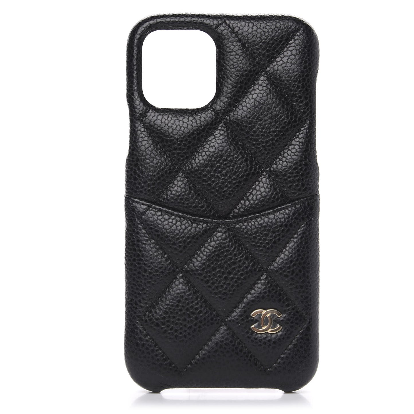 Caviar Quilted iPhone XI Pro Case Black