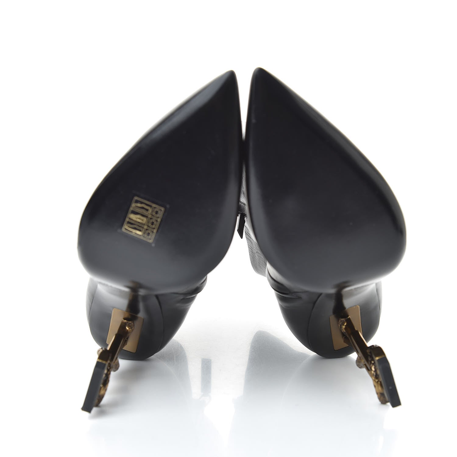 Saint Laurent Calfskin Opyum Ankle Boot 40 Black 6 of 6