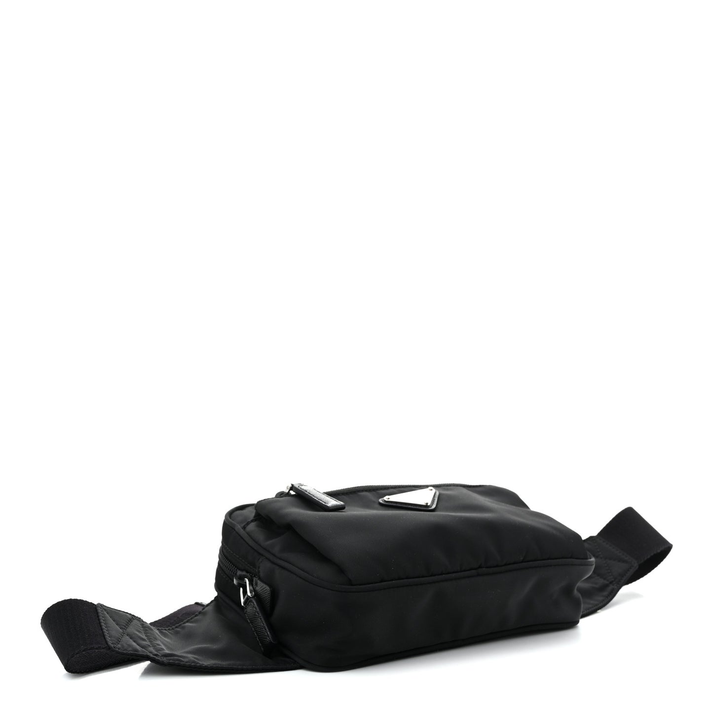 Re-Nylon Saffiano Belt Bag Black