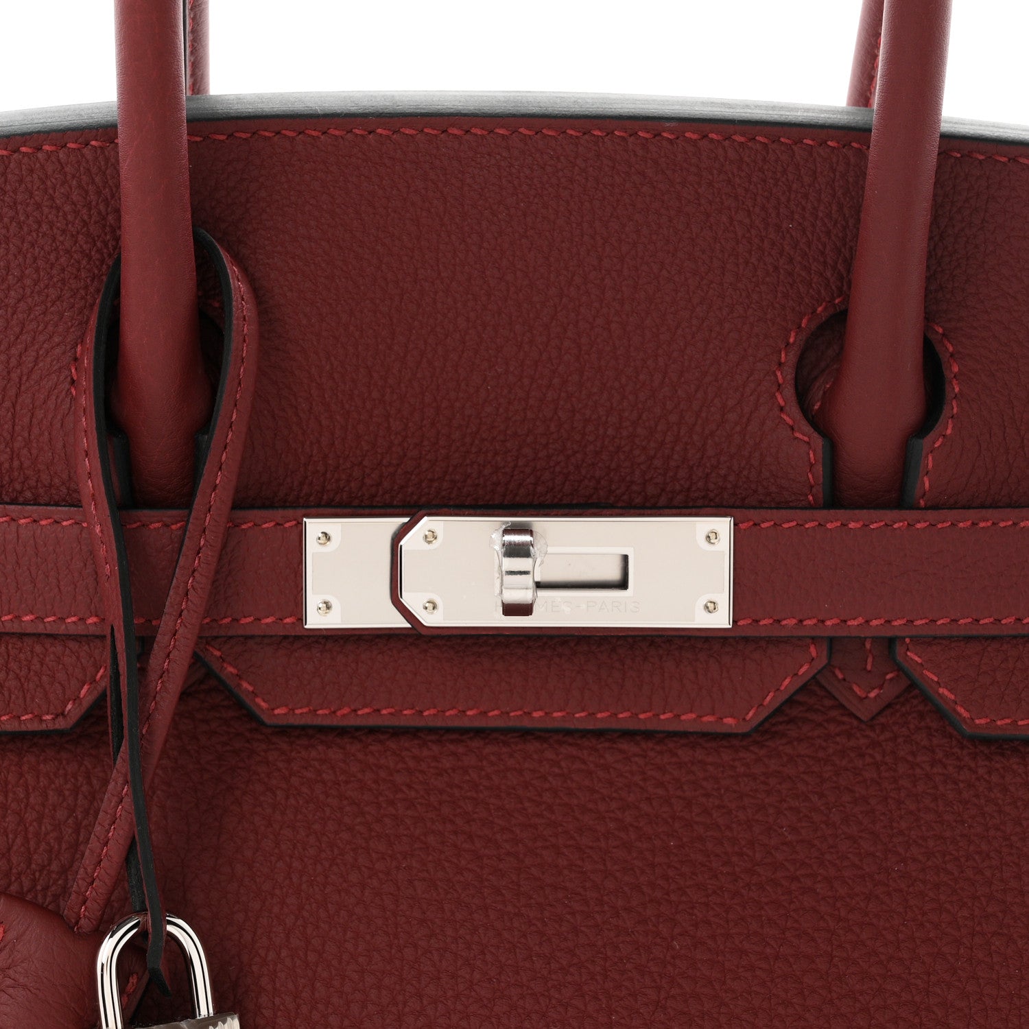 Hermes Togo Birkin 30 Rouge H 8 of 11