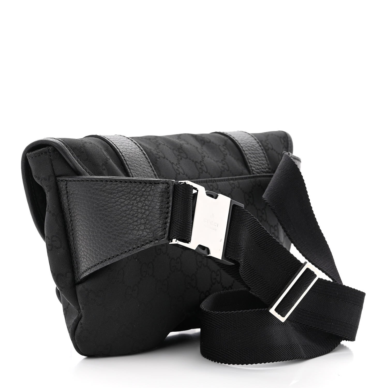 Gucci Monogram Waist Belt Bag Black 3 of 12