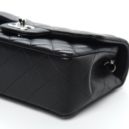 Chanel Lambskin Quilted Mini Rectangular Flap Black 9 of 10