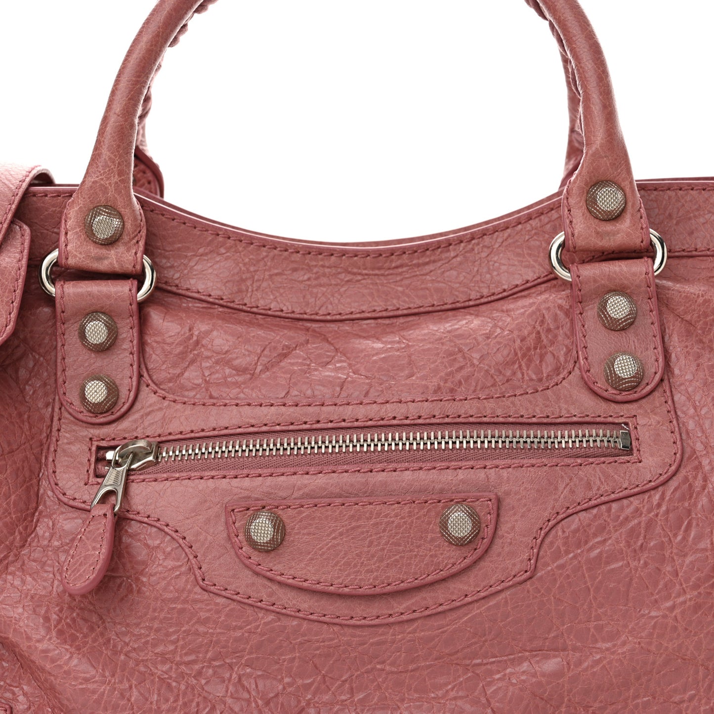 Agneau Giant 12 Silver Hardware City Rose Bruyere