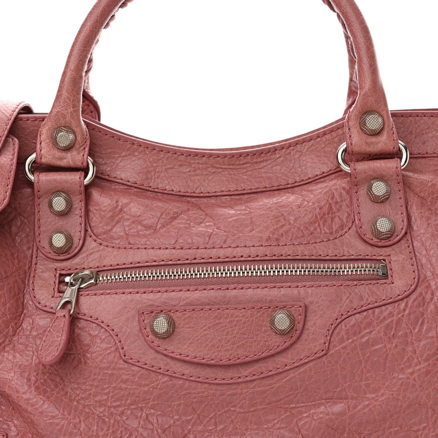 Balenciaga Agneau Giant 12 Silver Hardware City Rose Bruyere 8 of 10