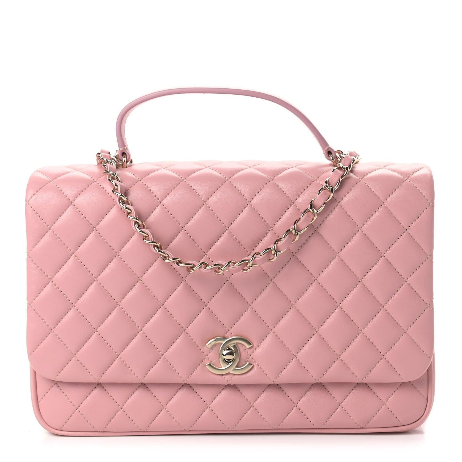 Chanel Lambskin Quilted Medium Citizen Chic Flap Pink 1 of 9