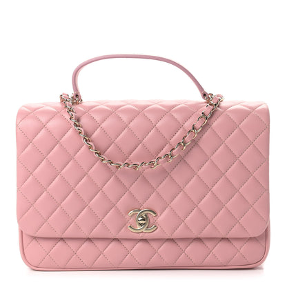 Chanel Lambskin Quilted Medium Citizen Chic Flap Pink 1 of 9