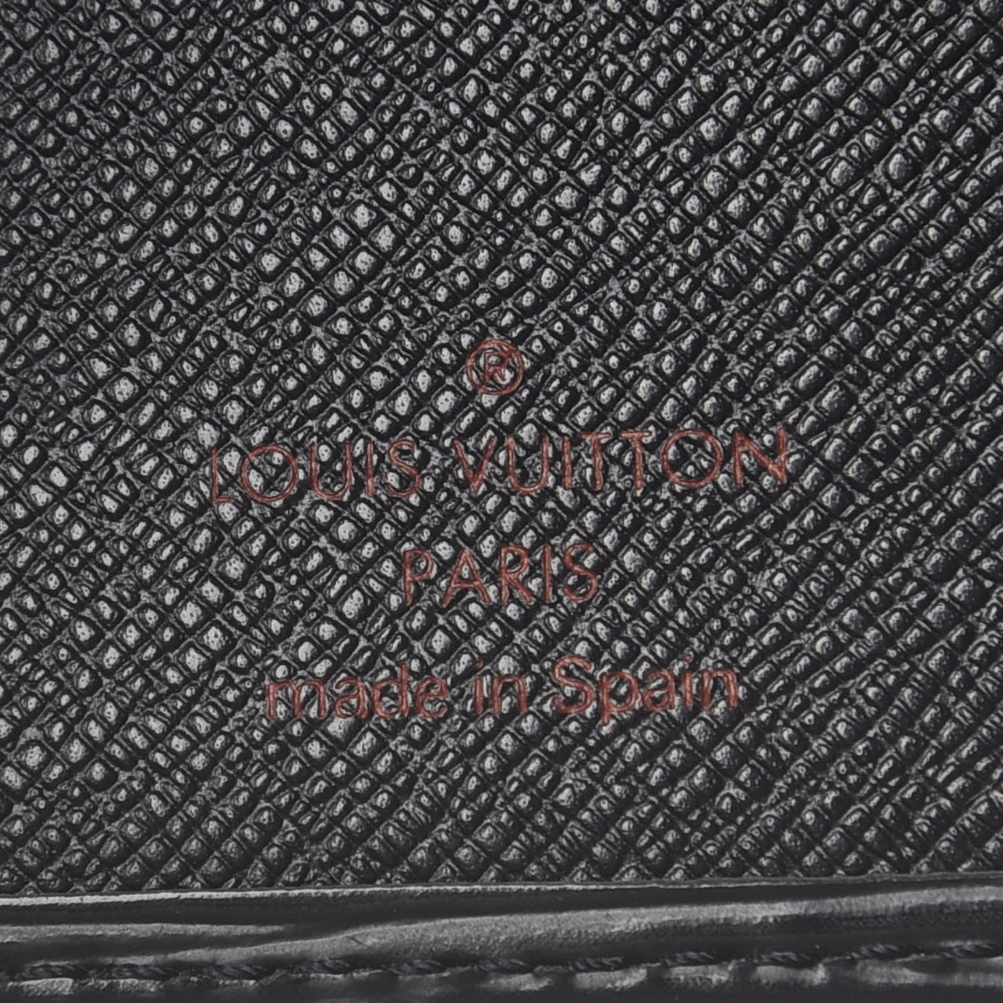Epi Porte Chequier Cartes Credit European Checkbook Wallet Black