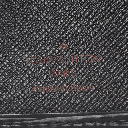 Louis Vuitton Epi Porte Chequier Cartes Credit European Checkbook Wallet Black 6 of 7