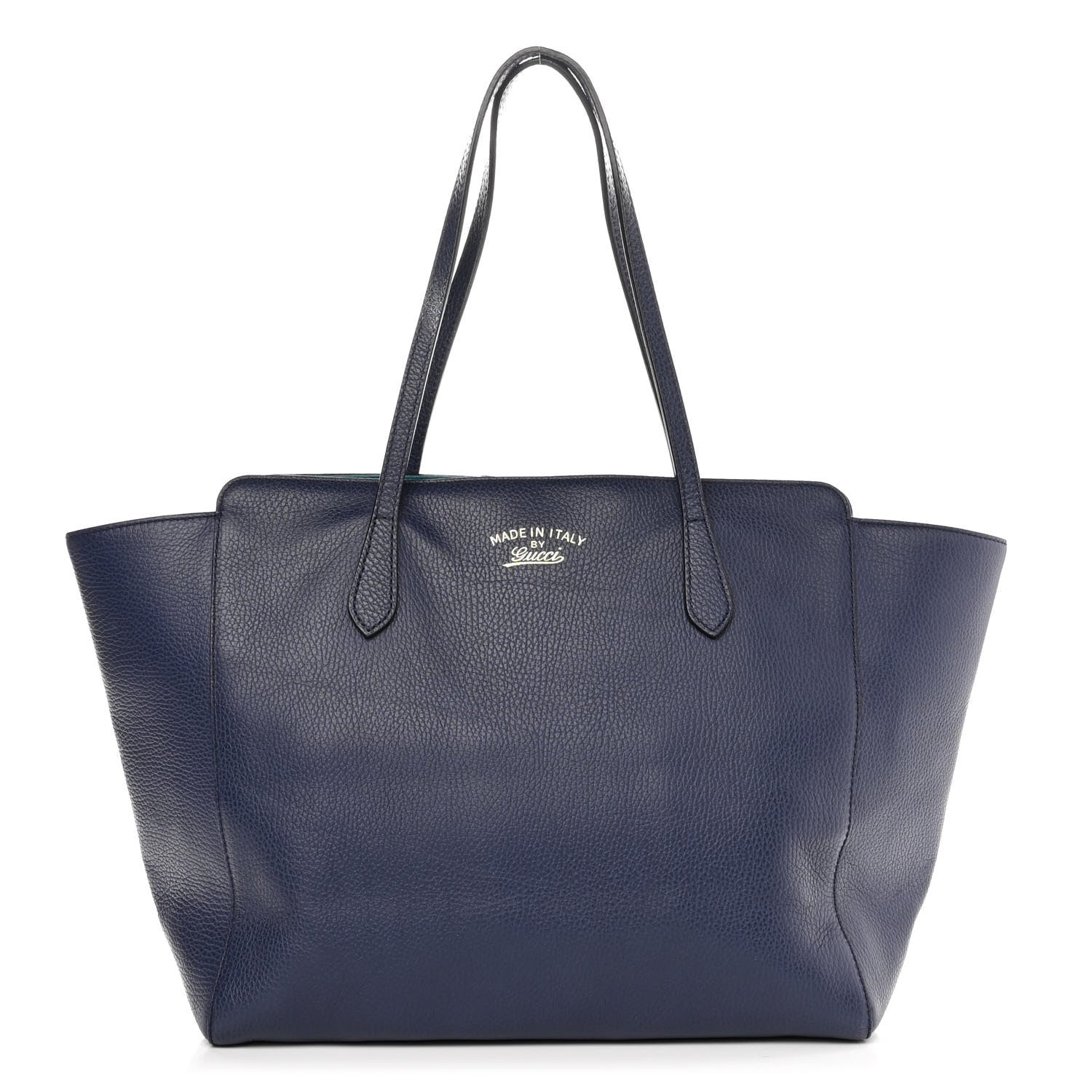 Gucci Dollar Calfskin Medium Swing Tote Marine Deep Cobalt 1 of 11