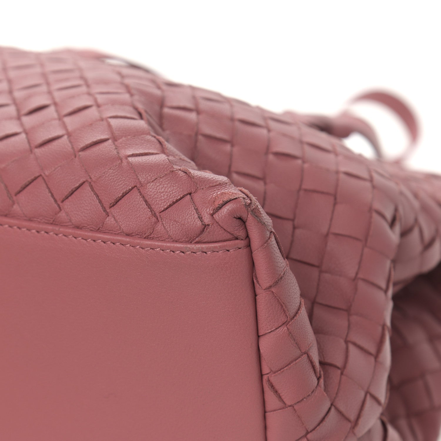 Bottega Veneta Nappa Intrecciato Tote Rose Pink 11 of 15