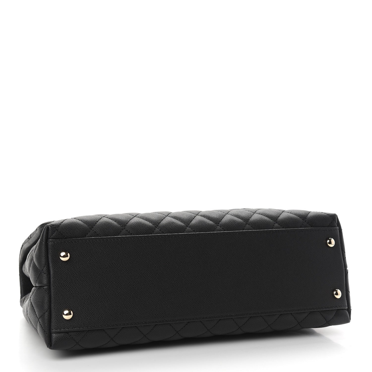 Chanel Caviar Quilted Medium Coco Handle Flap Black 4 of 9