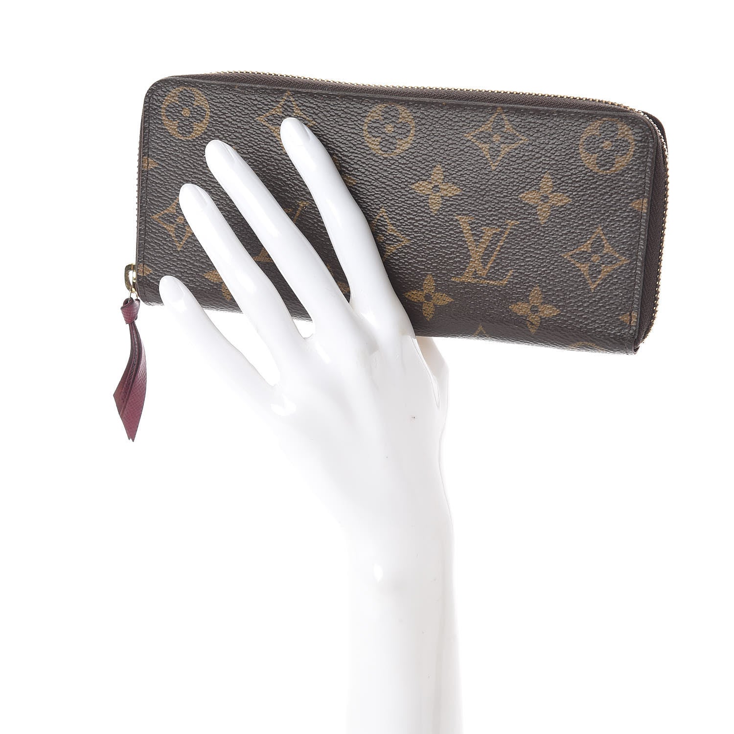 Louis Vuitton Monogram Clemence Wallet Fuchsia 2 of 6