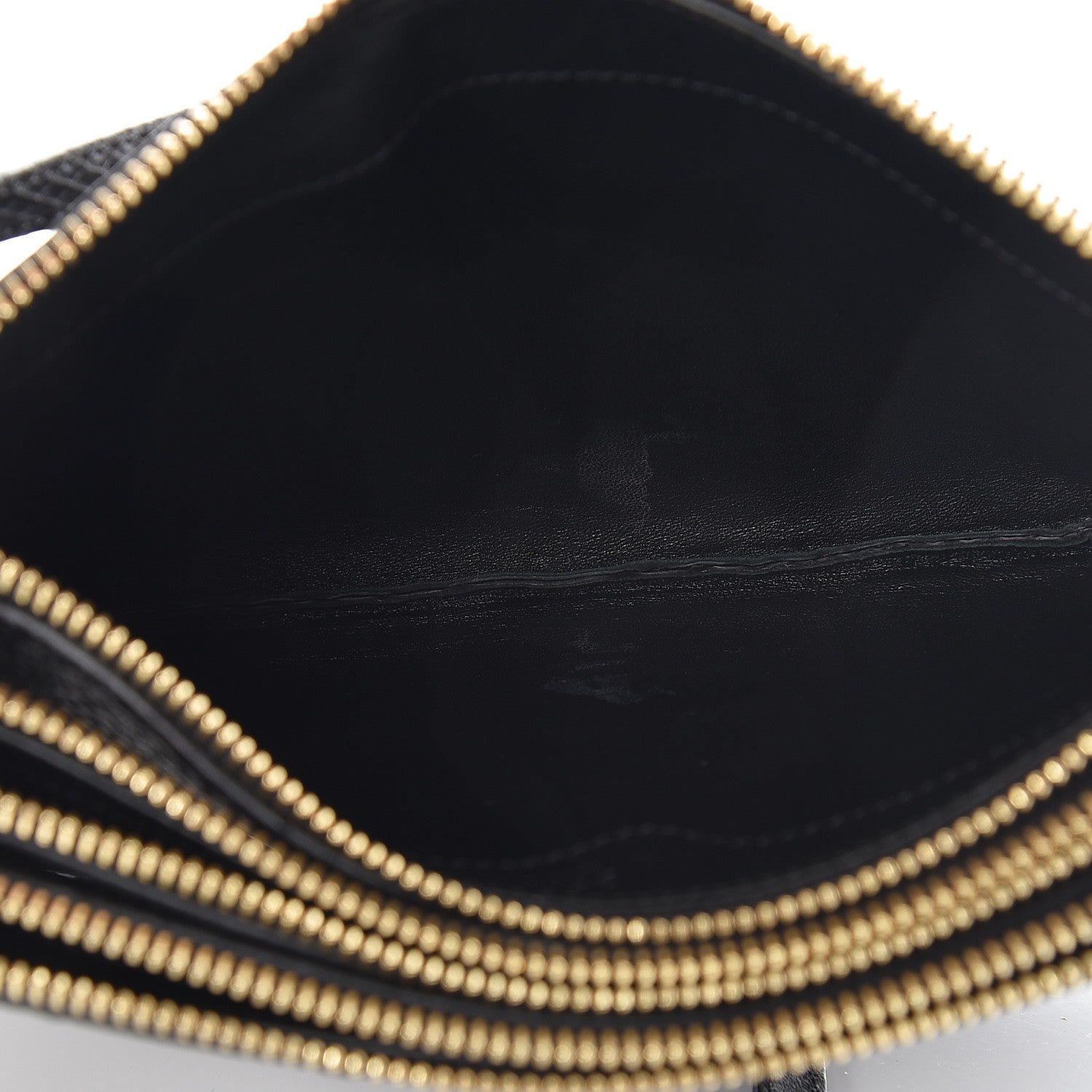 Celine Python Small Trio Crossbody Bag Black 5 of 9