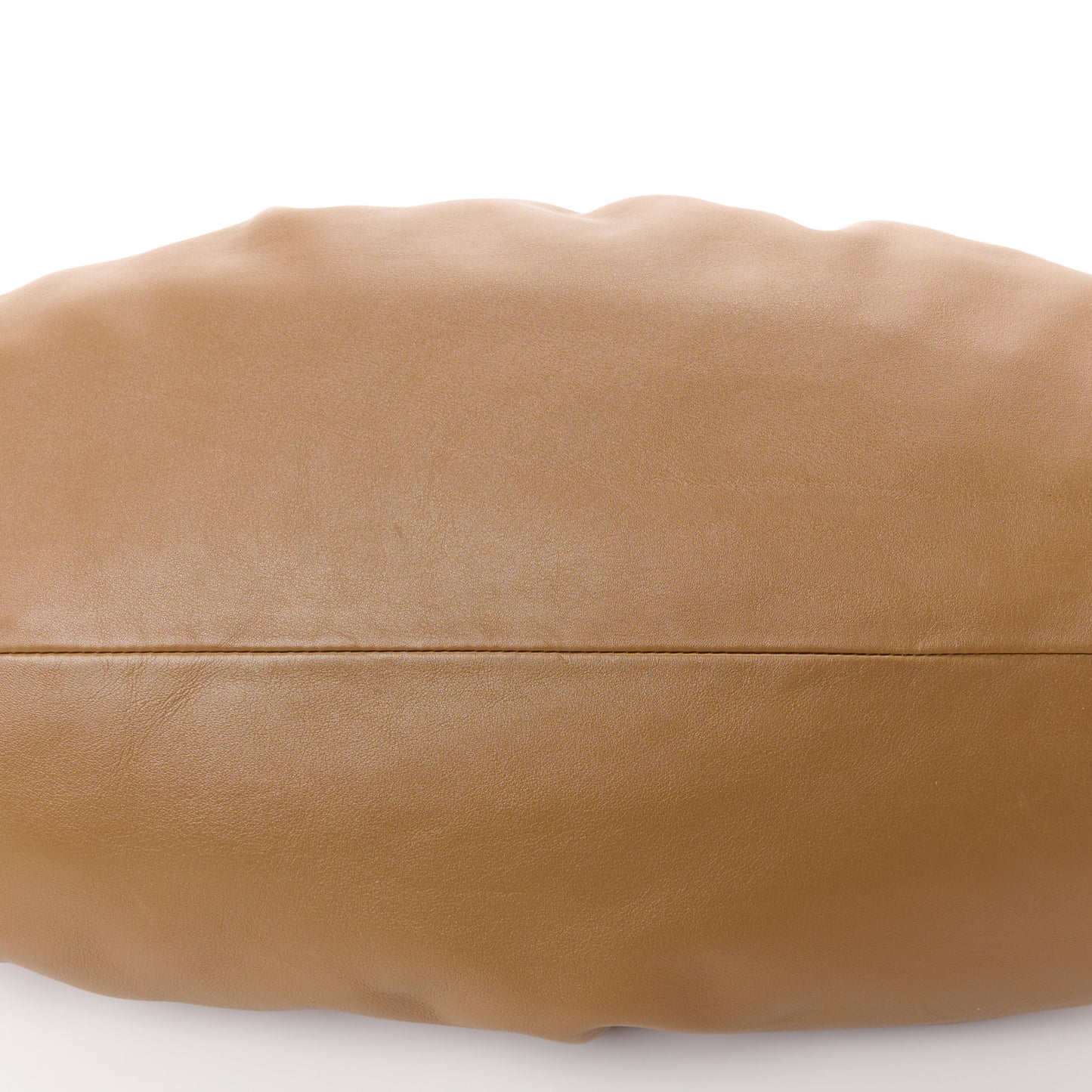 Smooth Butter Calf The Pouch Oversized Clutch Cammello