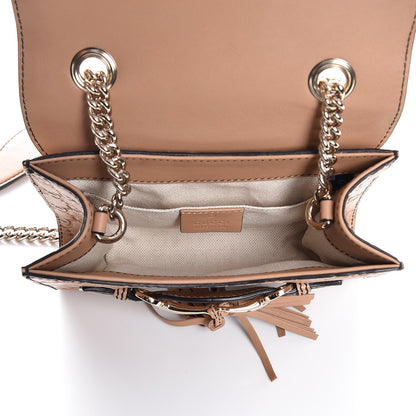 Gucci Guccissima Mini Emily Chain Shoulder Bag Camelia 5 of 7