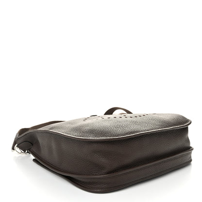 Hermes Taurillon Clemence Evelyne III GM Cocoa 4 of 11