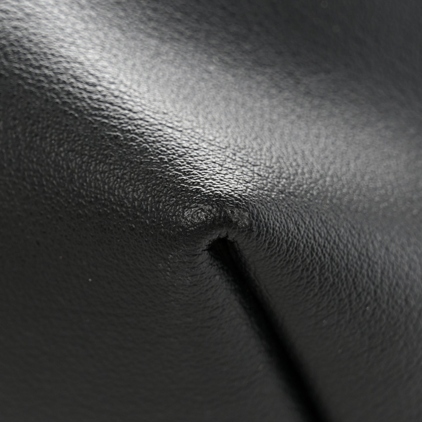 Calfskin Large Shopping Tote Black